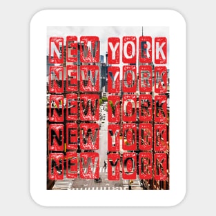 New York New York Sticker